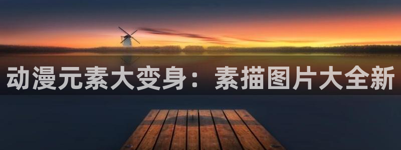 风风车动漫：动漫元素大变身：素描图片大全新
